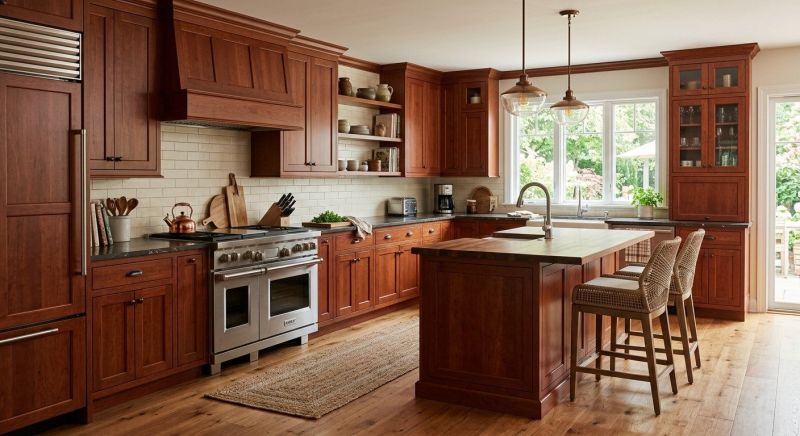 Cherry Cabinet Remodeling in Lafayette, IN