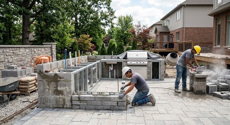 Outdoor Kitchen Installation in Alpharetta, GA