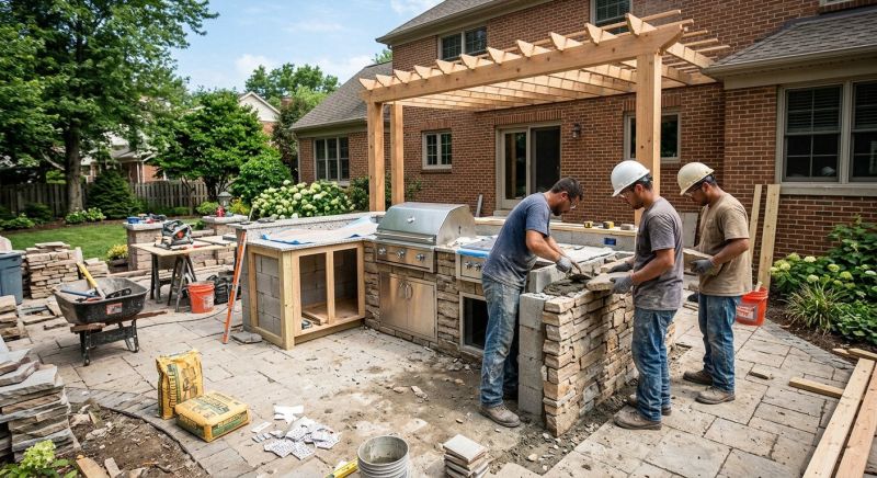 Outdoor Kitchen Construction in Napa, CA